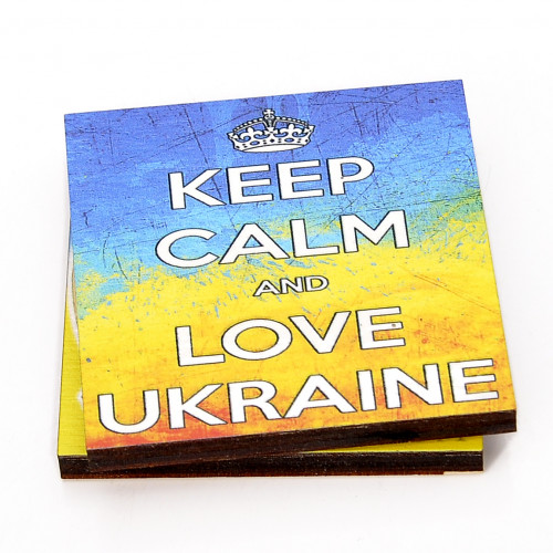 Магніт український 6х6см Love Ukraine